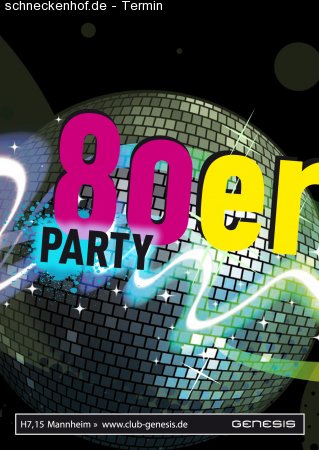 Depeche Mode, 80er Party Werbeplakat