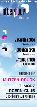 Mützen-Druck After(h)pour Werbeplakat