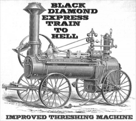 Black Diamond Express Train To Werbeplakat