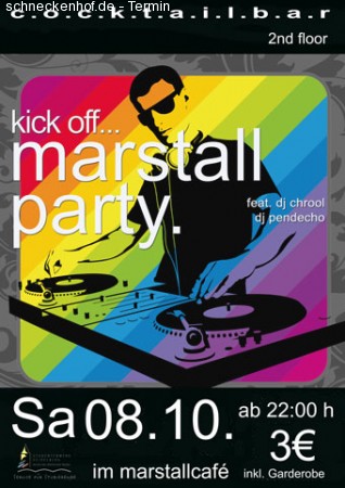 Marstallparty Werbeplakat