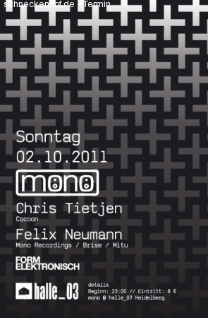 Mono Werbeplakat