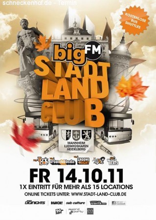 bigFM Stadt, Land, Club Werbeplakat