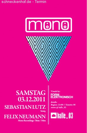 Mono Werbeplakat