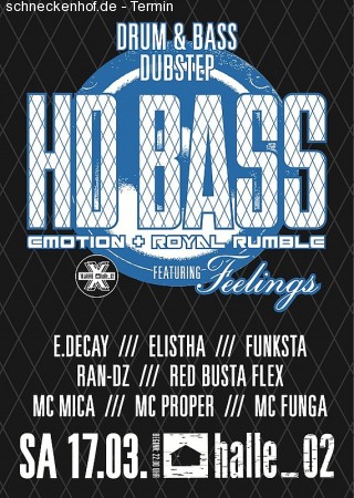 HD Bass Werbeplakat