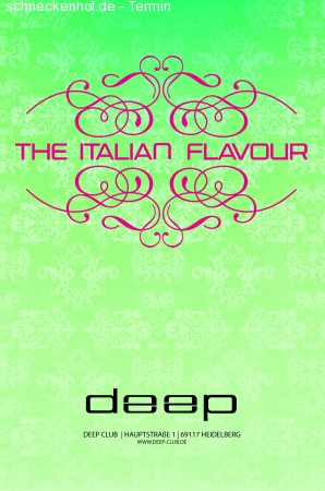 Italian Flavour Werbeplakat