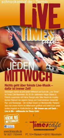 Live Times Werbeplakat