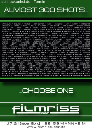 a FridayHangover@Filmriss Werbeplakat