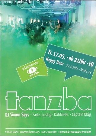 Tanzba Werbeplakat
