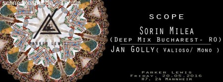 Scope by Jan Golly w/ Sorin Milea Werbeplakat